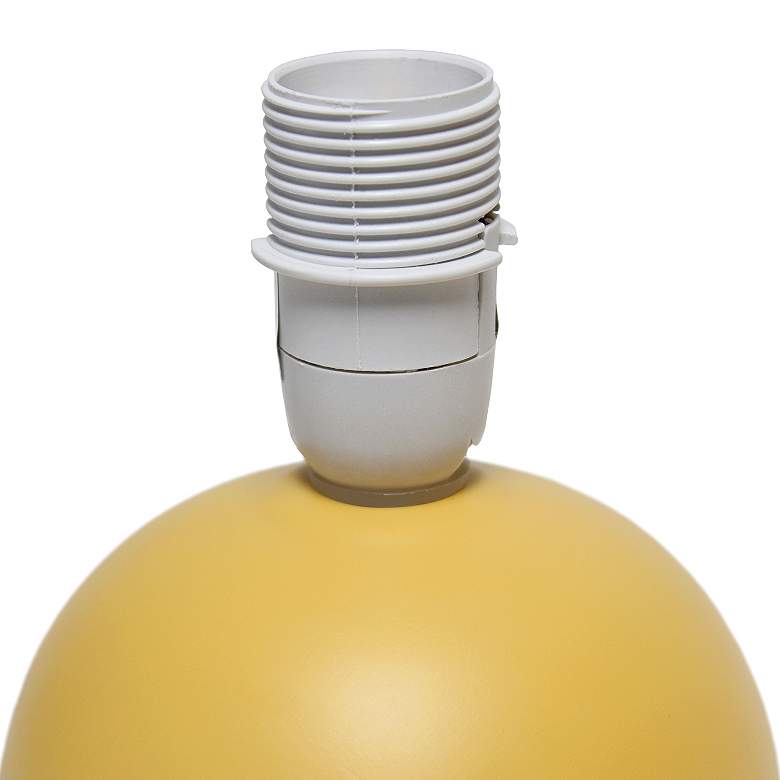 Image 5 Creekwood Home Nauru 8 3/4"H Yellow Table Lamps Set of 2 more views