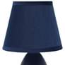 Creekwood Home Nauru 9 1/2" High Blue Table Lamps Set of 2