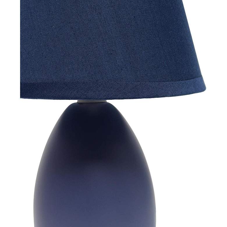 Image 4 Creekwood Home Nauru 9 1/2" High Blue Table Lamps Set of 2 more views