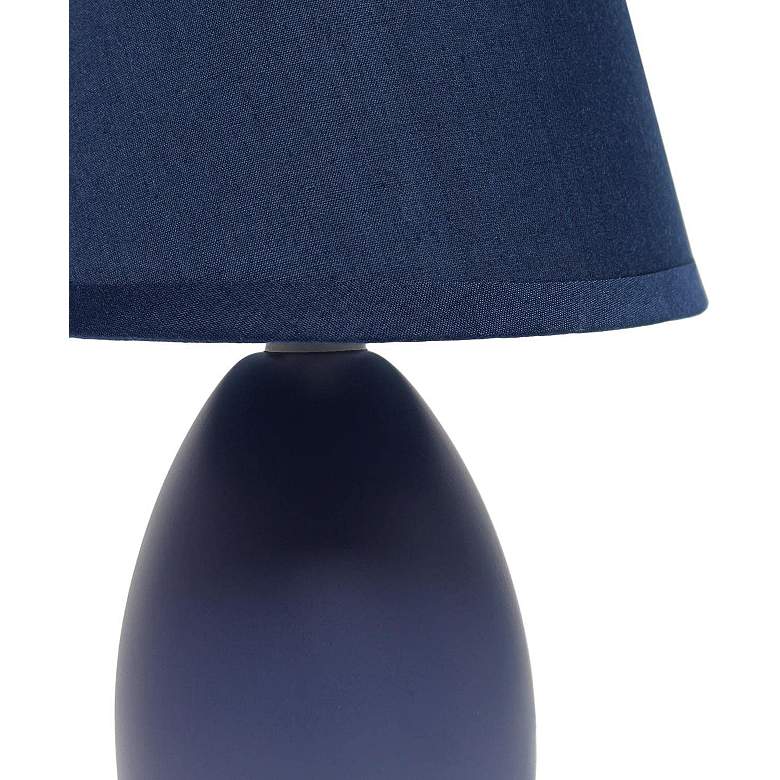 Image 4 Creekwood Home Nauru 9 1/2 inch High Blue Table Lamps Set of 2 more views