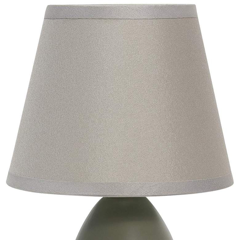 Image 2 Creekwood Home Nauru 9 1/2 inch High Gray Table Lamps Set of 2 more views