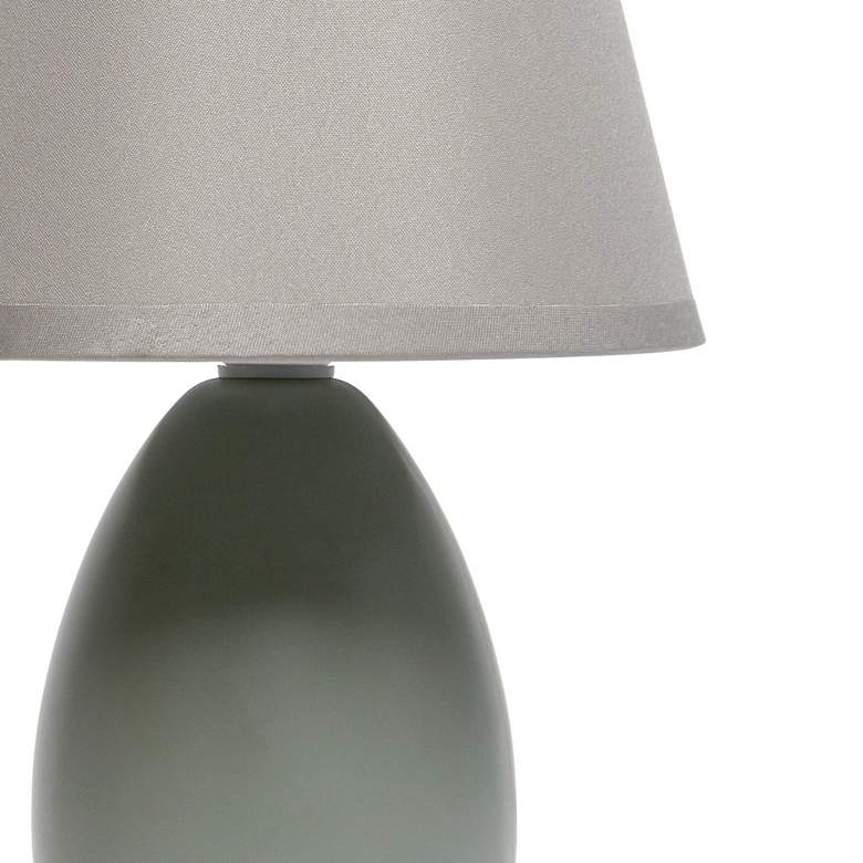 Image 4 Creekwood Home Nauru 9 1/2" High Gray Table Lamps Set of 2 more views