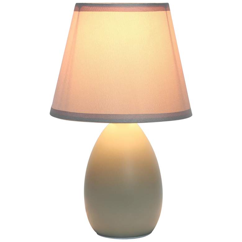 Image 5 Creekwood Home Nauru 9 1/2 inch High Gray Table Lamps Set of 2 more views