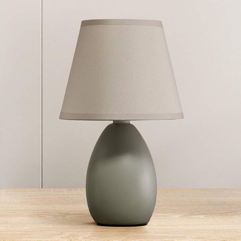 Image 6 Creekwood Home Nauru 9 1/2" High Gray Table Lamps Set of 2 more views