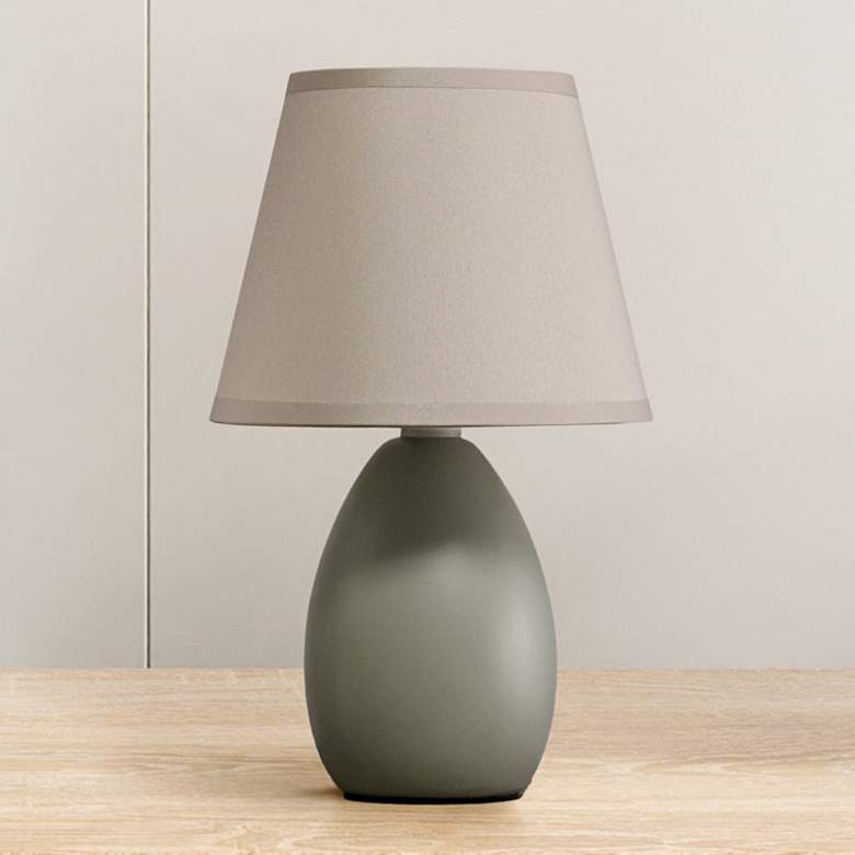 Image 6 Creekwood Home Nauru 9 1/2 inch High Gray Table Lamps Set of 2 more views