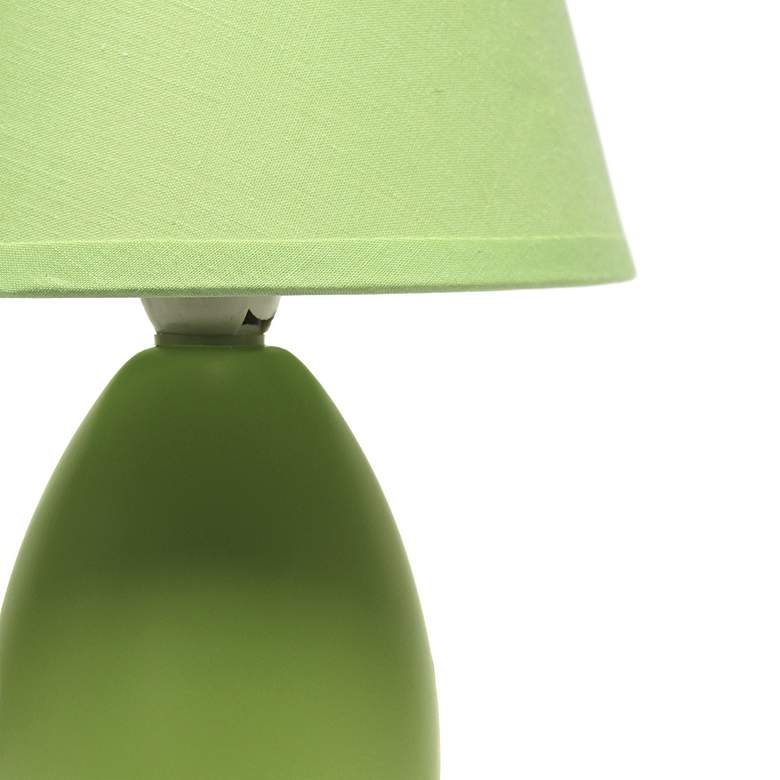 Image 4 Creekwood Home Nauru 9 1/2 inch High Green Table Lamps Set of 2 more views