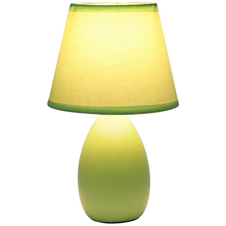 Image 5 Creekwood Home Nauru 9 1/2 inch High Green Table Lamps Set of 2 more views