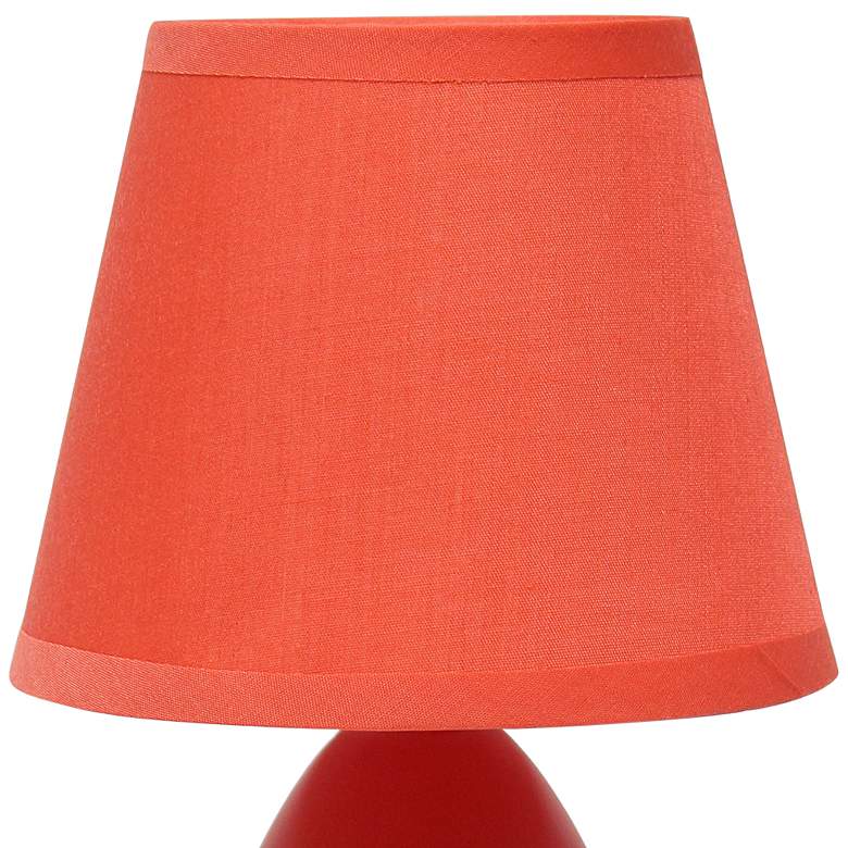 Image 2 Creekwood Home Nauru 9 1/2 inch High Orange Table Lamps Set of 2 more views