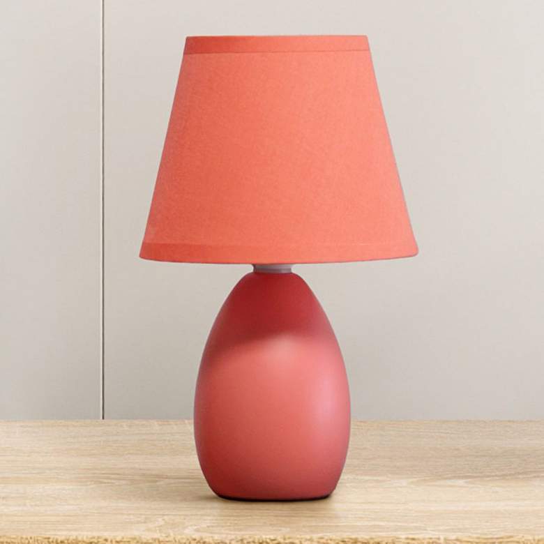 Image 5 Creekwood Home Nauru 9 1/2" High Orange Table Lamps Set of 2 more views
