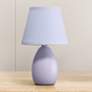 6_Creekwood Home Nauru 9 1/2" High Purple Ceramic Table Lamps Set of 2 more views