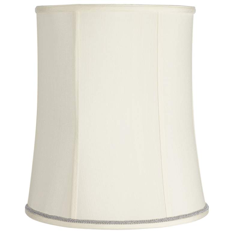 Image 1 Creme Deep Shade with Silver Scroll Trim 12x14x16 (Spider)