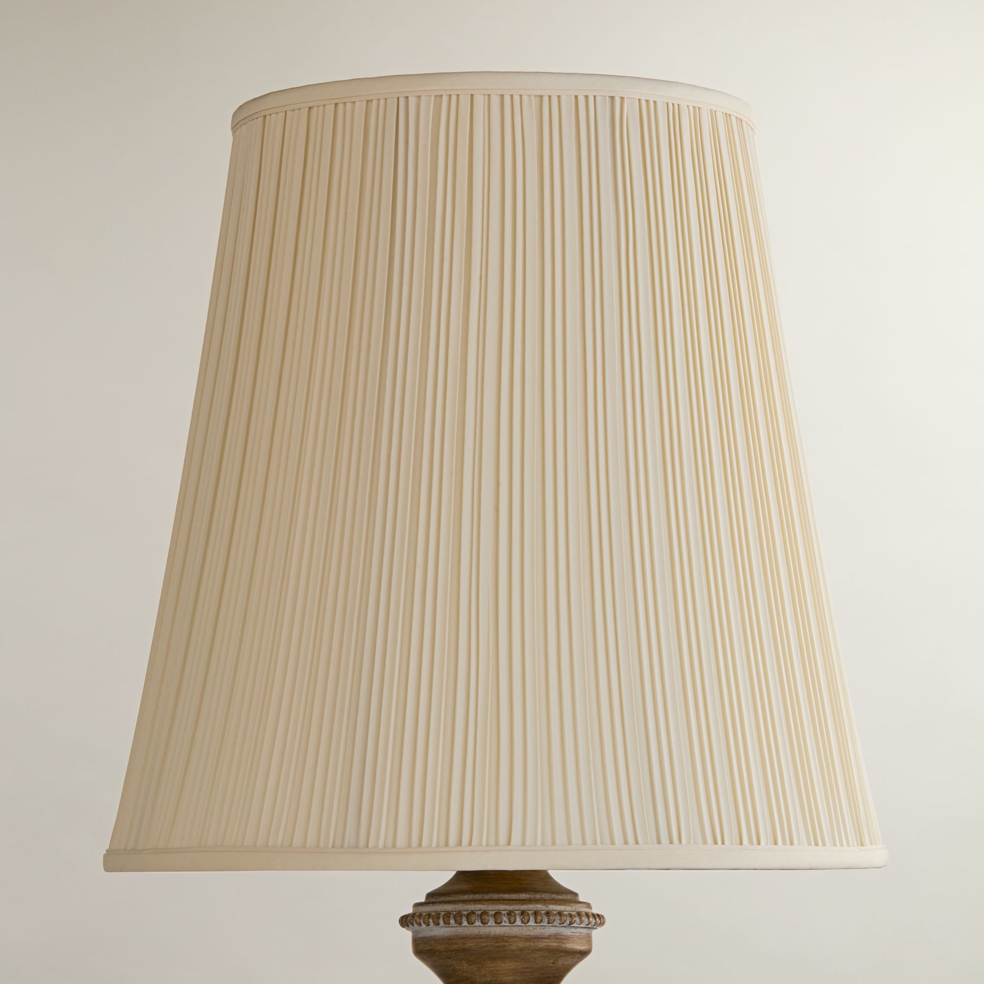 Creme Mushroom Pleat Lamp Shades 12x18x18 (Spider) Set of 2