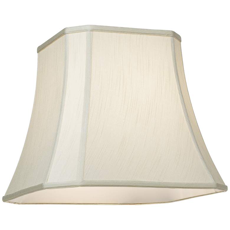 Image 3 Creme Set of 2 Square Cut Corner Shades 10.5x16x14 (Spider) more views