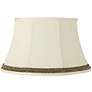 Creme Shade with Black and Gold Trim 13x19x11 (Spider)