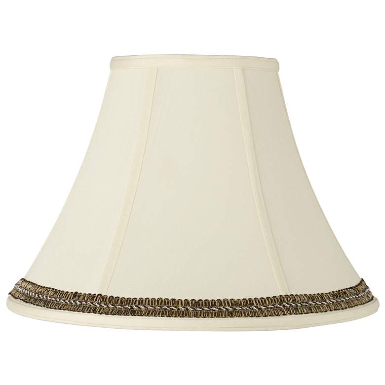 Image 1 Creme Shade with Black and Gold Trim 7x16x12 (Spider)