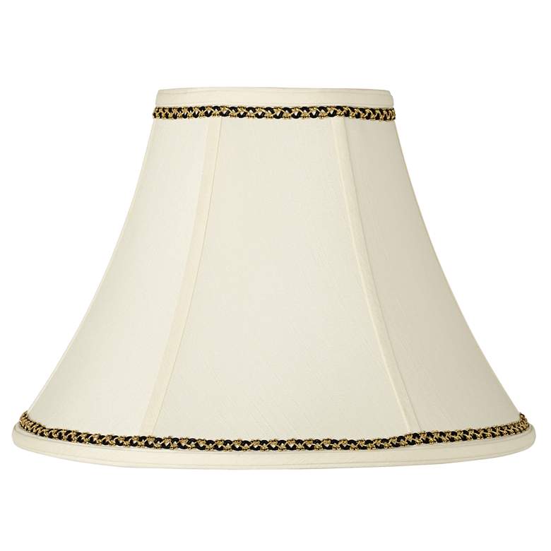 Image 1 Creme Shade with Gold and Black Trim 7x16x12 (Spider)