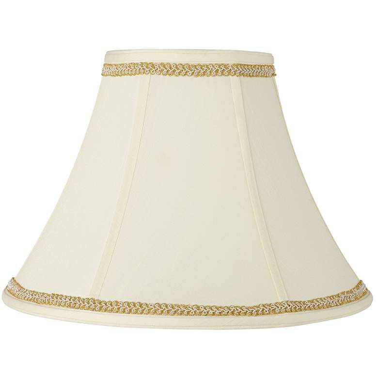 Image 1 Creme Shade with Gold with Ivory Trim 7x16x12 (Spider)