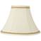 Creme Shade with Gold with Ivory Trim 7x16x12 (Spider)