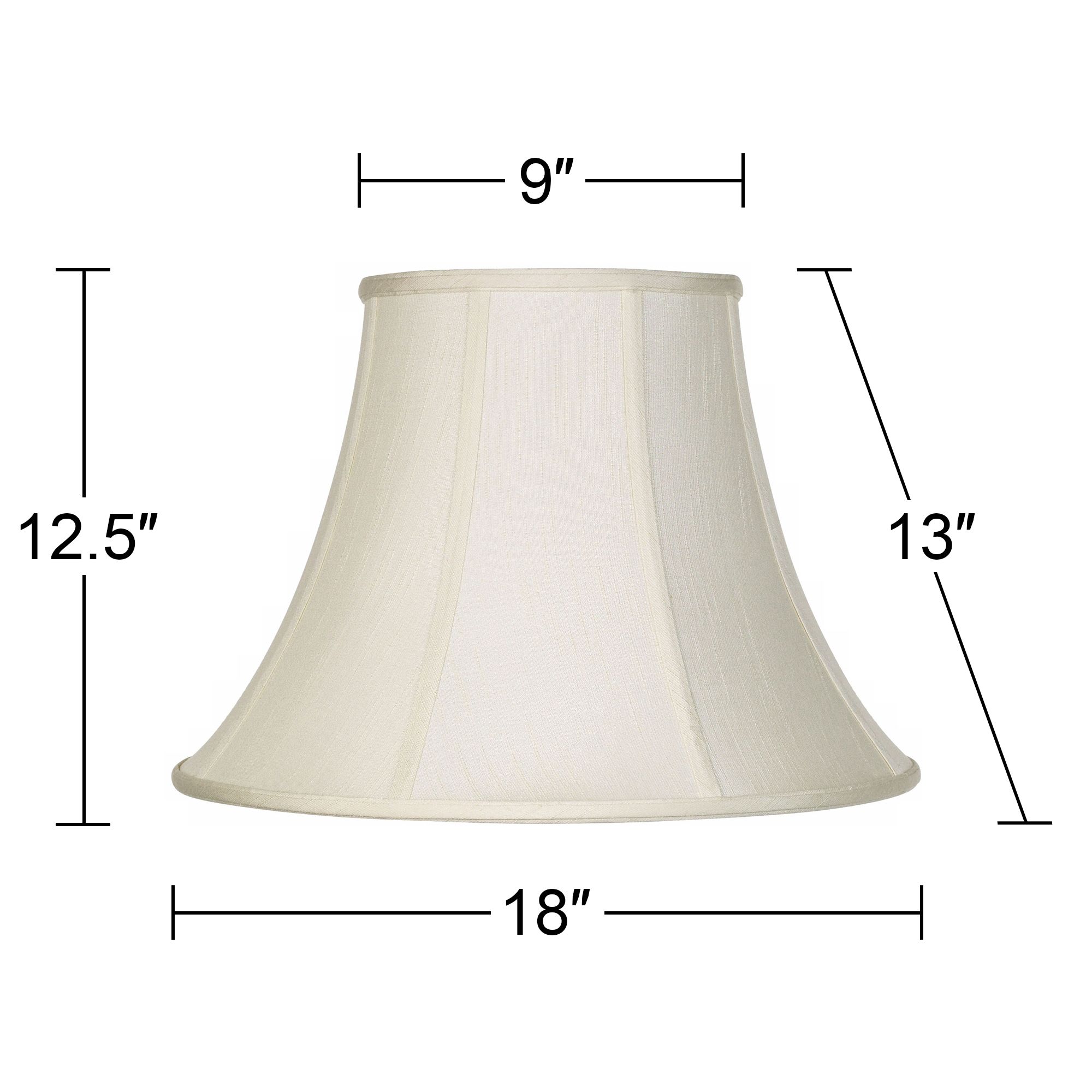 lamp shade 9x18x13