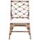 Crescent Dining Chair, Matte Gray Rattan, Blanche, Set of 2