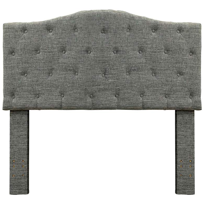 Image 4 Crescent Gray Full/Queen Tufted Headboard more views