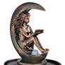 Thumbnail4 of Crescent Moon 34" High Fountain with LED Light more views
