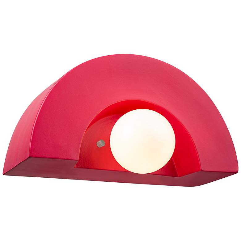 Image 3 Crescent Wall Sconce - Cerise