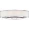 Cresent Collection Polished Nickel 25 3/4" Wide Bath Light