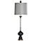Creshire Winston Black and Silver Metal Table Lamp