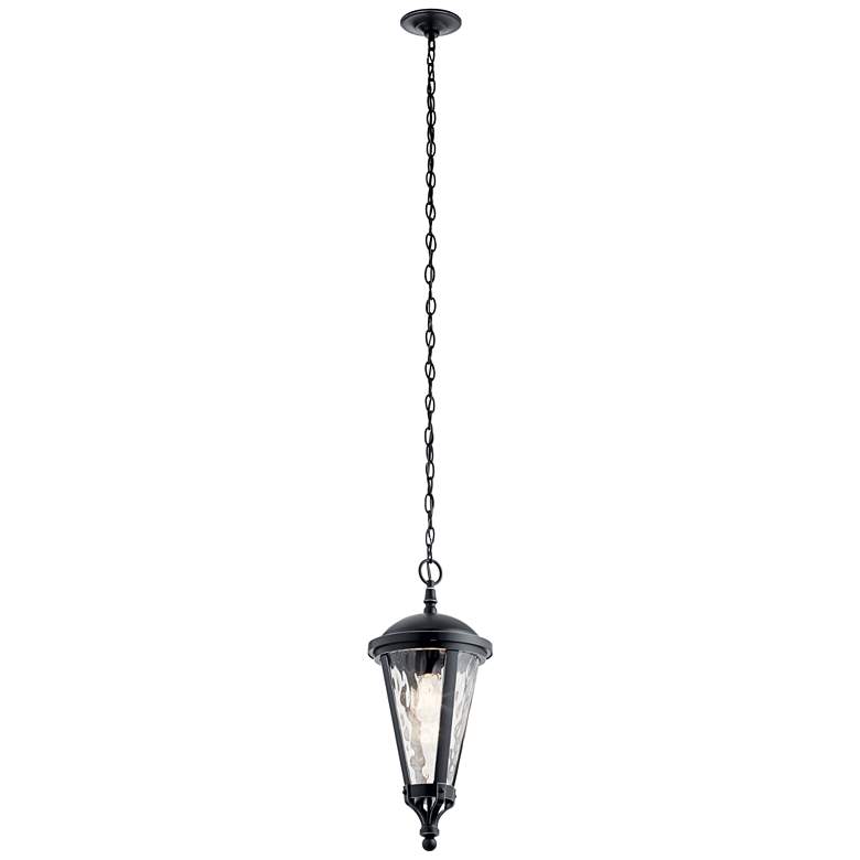 Image 1 Cresleigh 21 1/4 inchH Black and Silver Outdoor Hanging Light