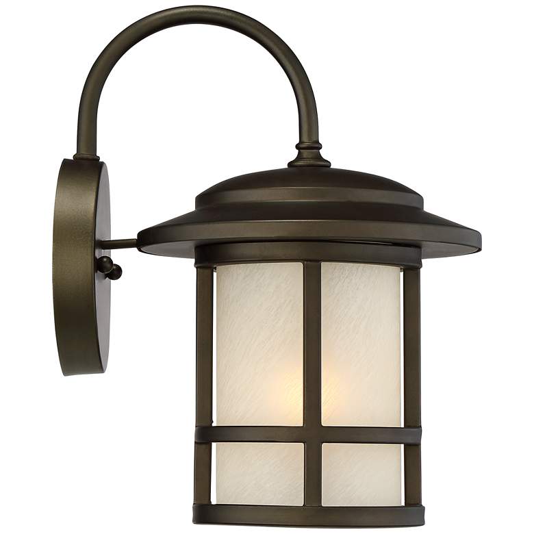 Image 5 Cressona 12 inch High Oil-Rubbed Bronze Outdoor Wall Light more views