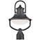 Crest Ridge 17" High Forged Silver LED Outdoor Post Light