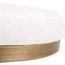 Cresta 26 1/2" Pearl and Brushed Gold Counter Stool