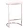 Cresta 26 1/2" Pearl and Stainless Steel Counter Stool