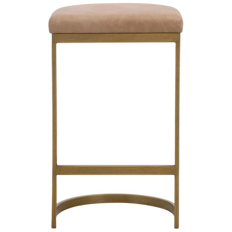 Image 1 Cresta Counter Stool, Ivanhoe Toast, Brushed Gold