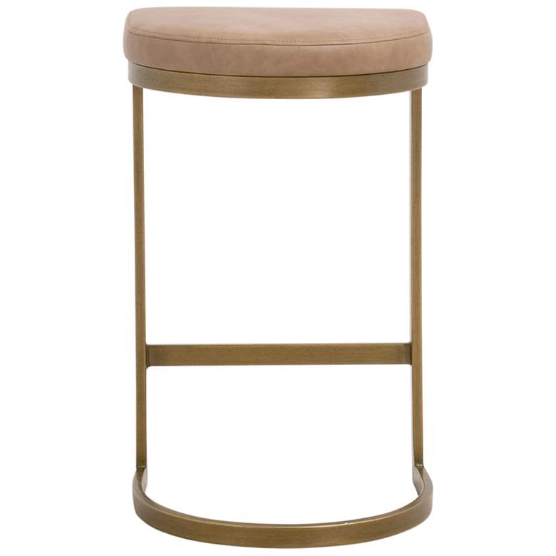 Image 5 Cresta Counter Stool, Ivanhoe Toast, Brushed Gold more views