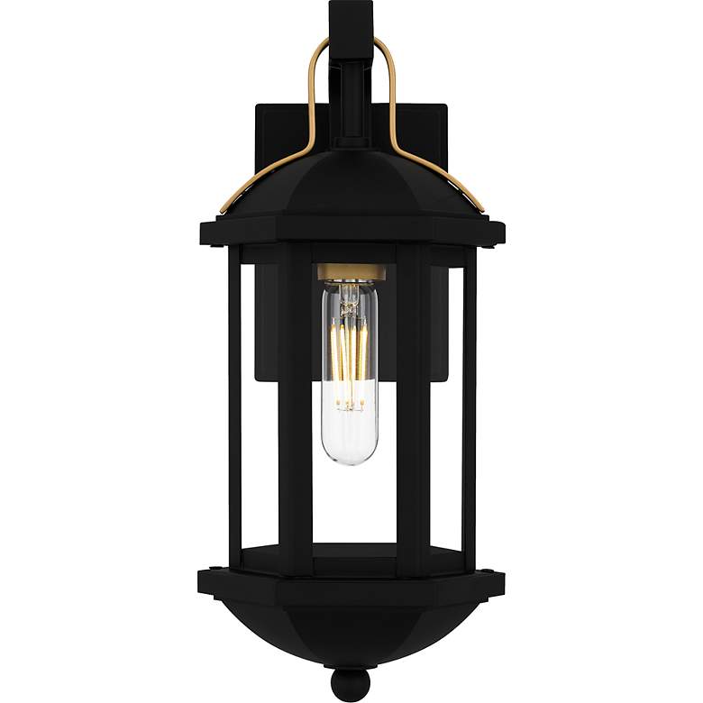Image 3 Crestfield 1-Light Matte Black Outdoor Wall Lantern more views