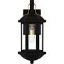 3_Crestfield 1-Light Matte Black Outdoor Wall Lantern more views