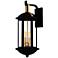 Crestfield 2-Light Matte Black Outdoor Wall Lantern