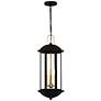 1_Crestfield 3-Light Matte Black Outdoor Hanging Lantern