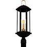 3_Crestfield 3-Light Matte Black Outdoor Post Lantern more views