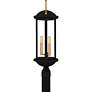 4_Crestfield 3-Light Matte Black Outdoor Post Lantern more views