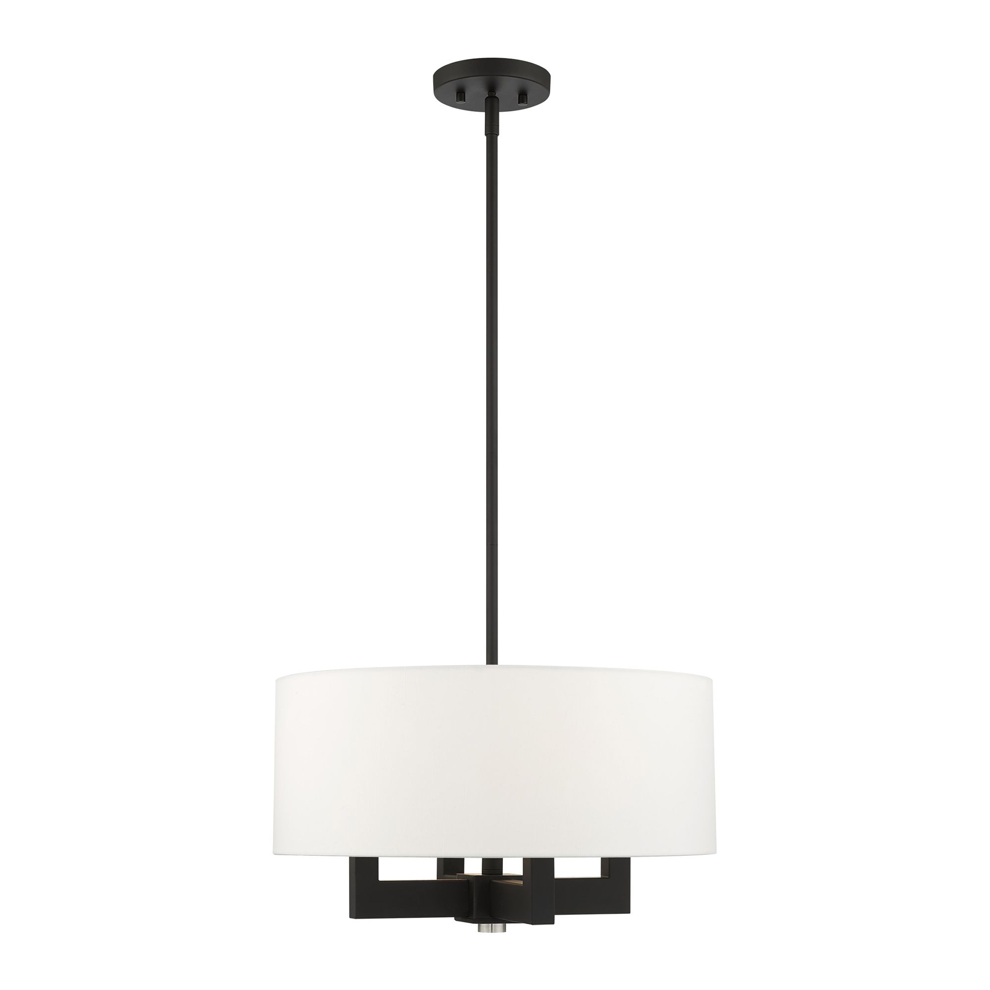 Cresthaven 4 Light Black Chandelier