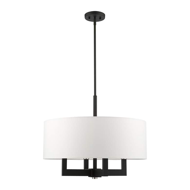 Image 4 Cresthaven 4 Light Black Chandelier more views