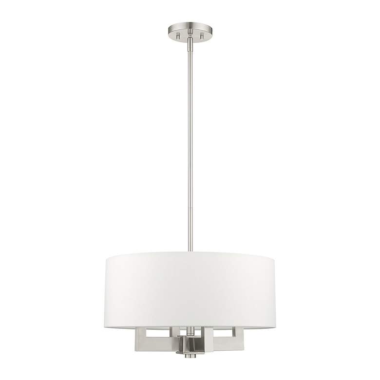 Image 3 Cresthaven 4 Light Brushed Nickel Chandelier more views