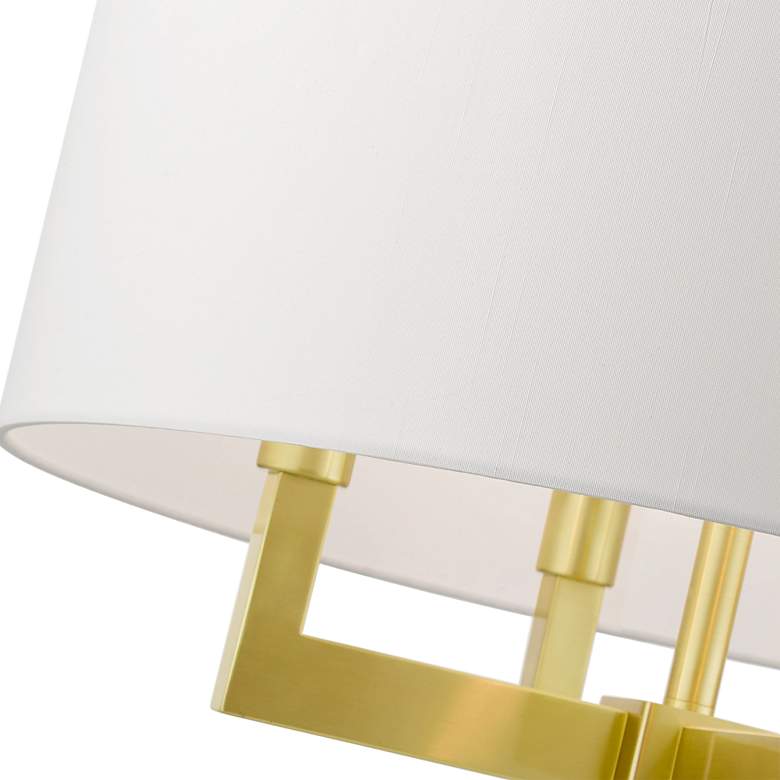 Image 7 Cresthaven 4 Light Satin Brass Pendant Chandelier more views