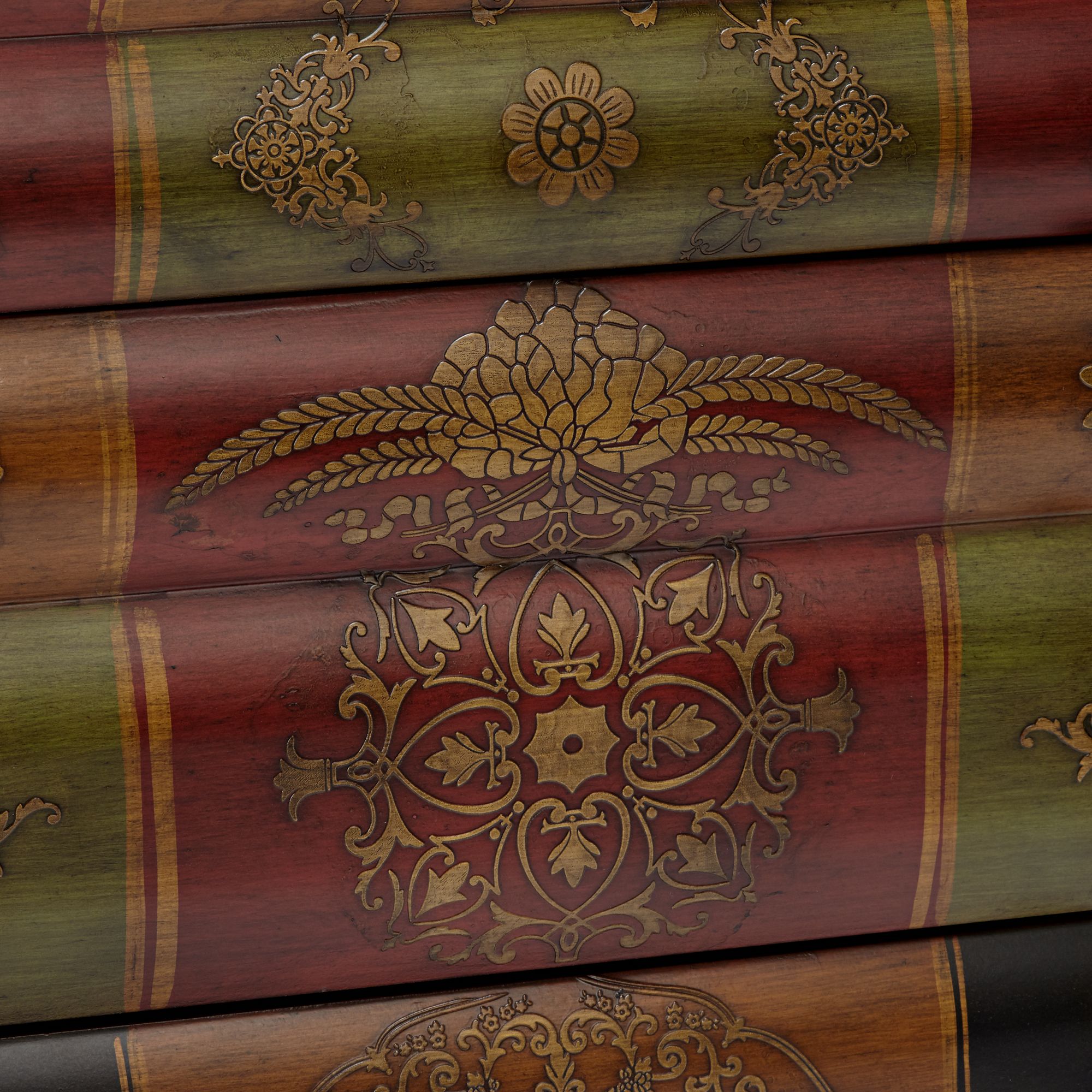 Image 4 Crestview 23" Wide Library Book 3-Drawer End Table more views