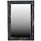 Crestview Adair Black Rub 24" x 36" Framed Wall Mirror
