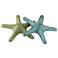 Crestview Collection 12 1/2" Wide Set of 2 Starfish Statues