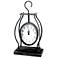 Crestview Collection 17" High Metal Hook Table Clock